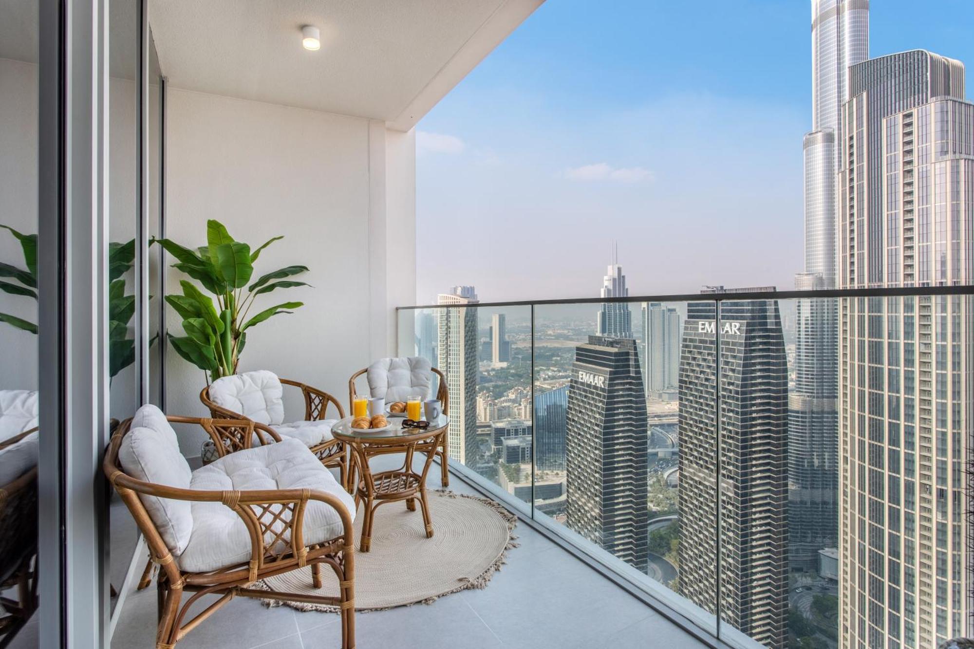 65th High Floor - 4 Bedroom With Opera, Fountain & Burj Khalifa View - Downtown - Tower 1 By Stayfinity For Max 9 Guests *