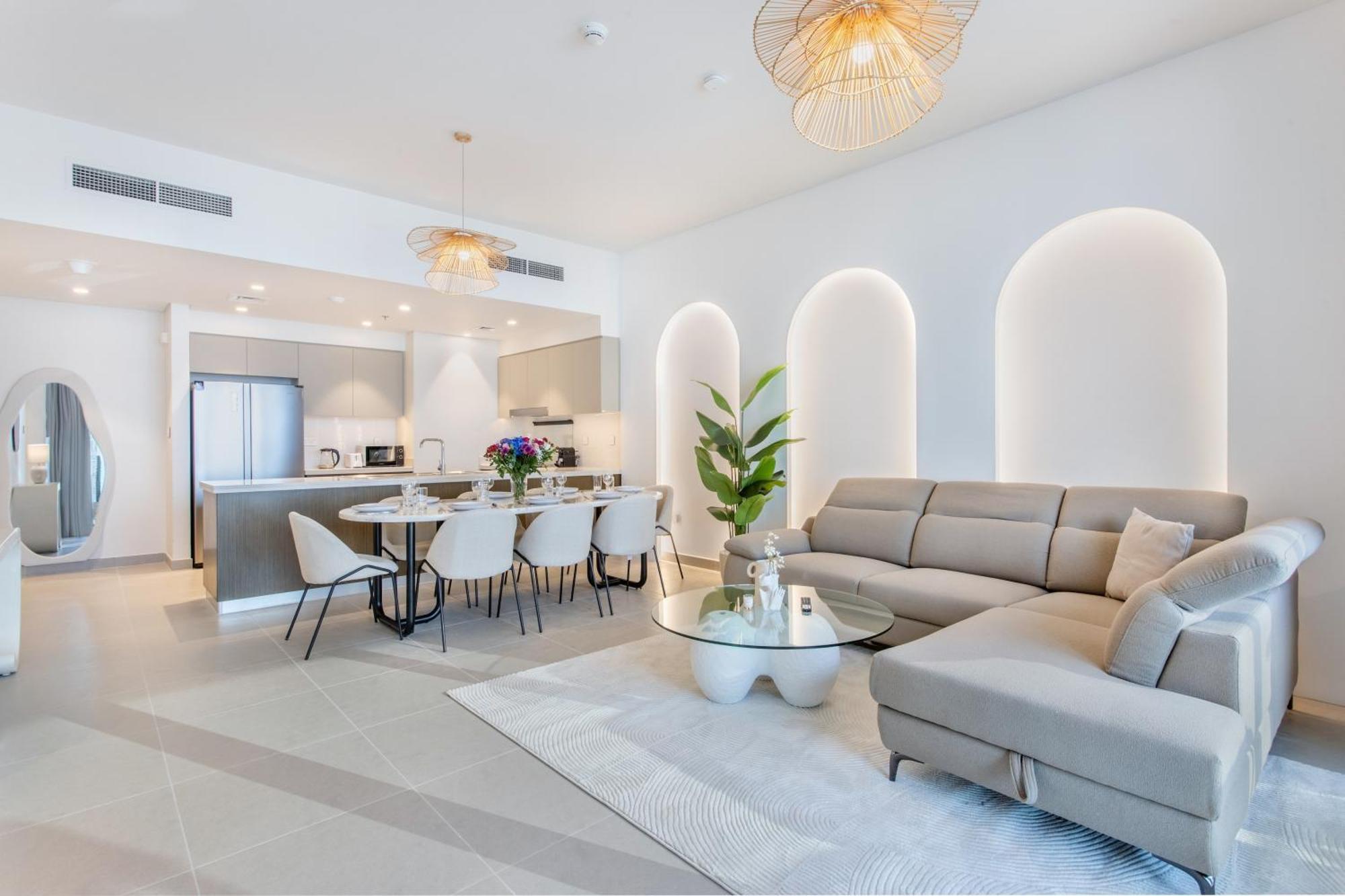 Apartment 65th High Floor - 4 Bedroom With Opera, Fountain & Burj Khalifa View - Downtown - Tower 1 By Stayfinity For Max 9 Guests *