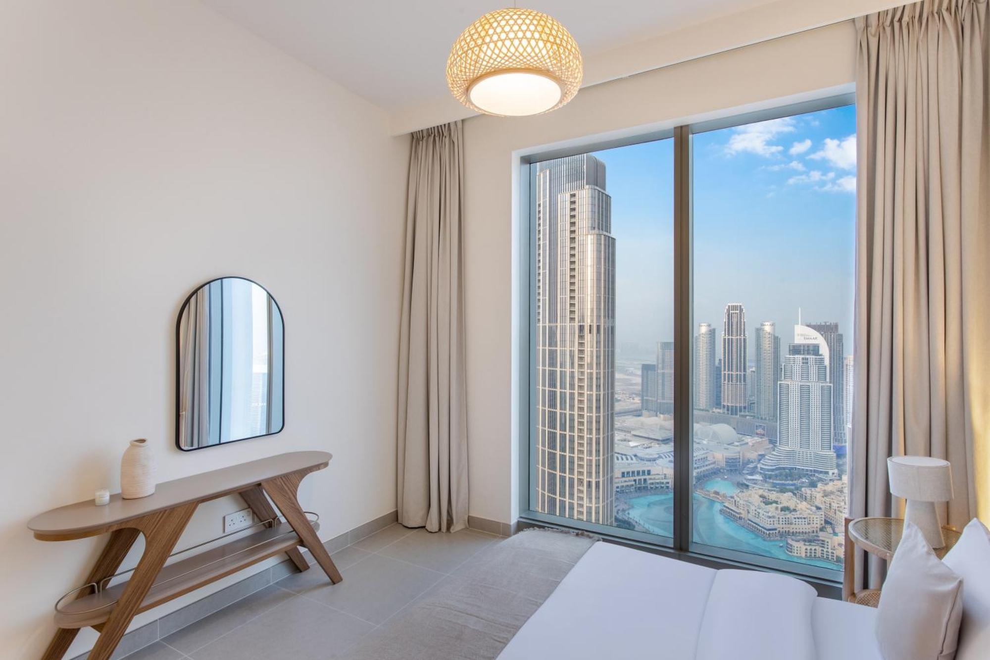 65th High Floor - 4 Bedroom With Opera, Fountain & Burj Khalifa View - Downtown - Tower 1 By Stayfinity For Max 9 Guests * Dubai